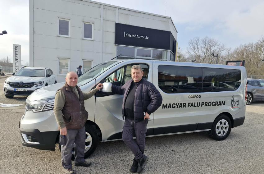 Új falugondnoki jármű érkezett Csapodra